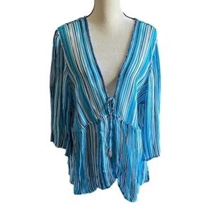 AVENUE-SEMI SHEER BLOUSE-SIZE 18/20
